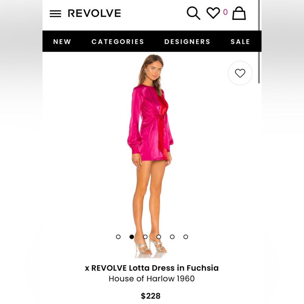 House of Harlow 1969 cocktail dress